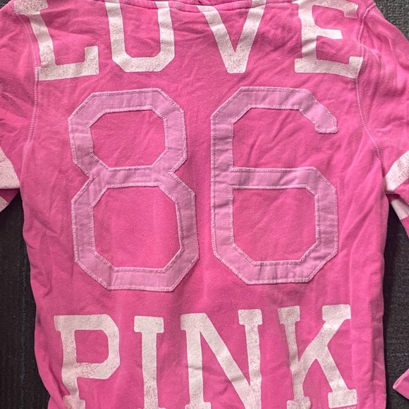 PINK 86 Sweatshirt- Zip Down Hoodie - Picture 2 of 5